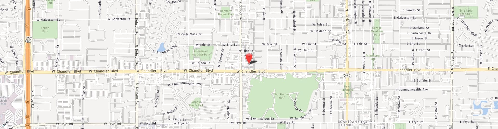Location Map: 908 W. Chandler Blvd. Chandler, AZ 85225